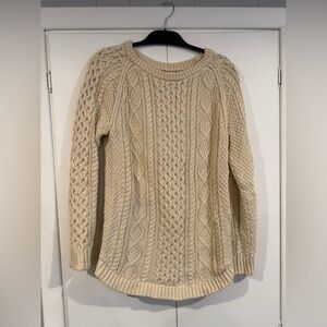 L.L. Bean Women’s Signature Cotton Fisherman Tunic Sweater